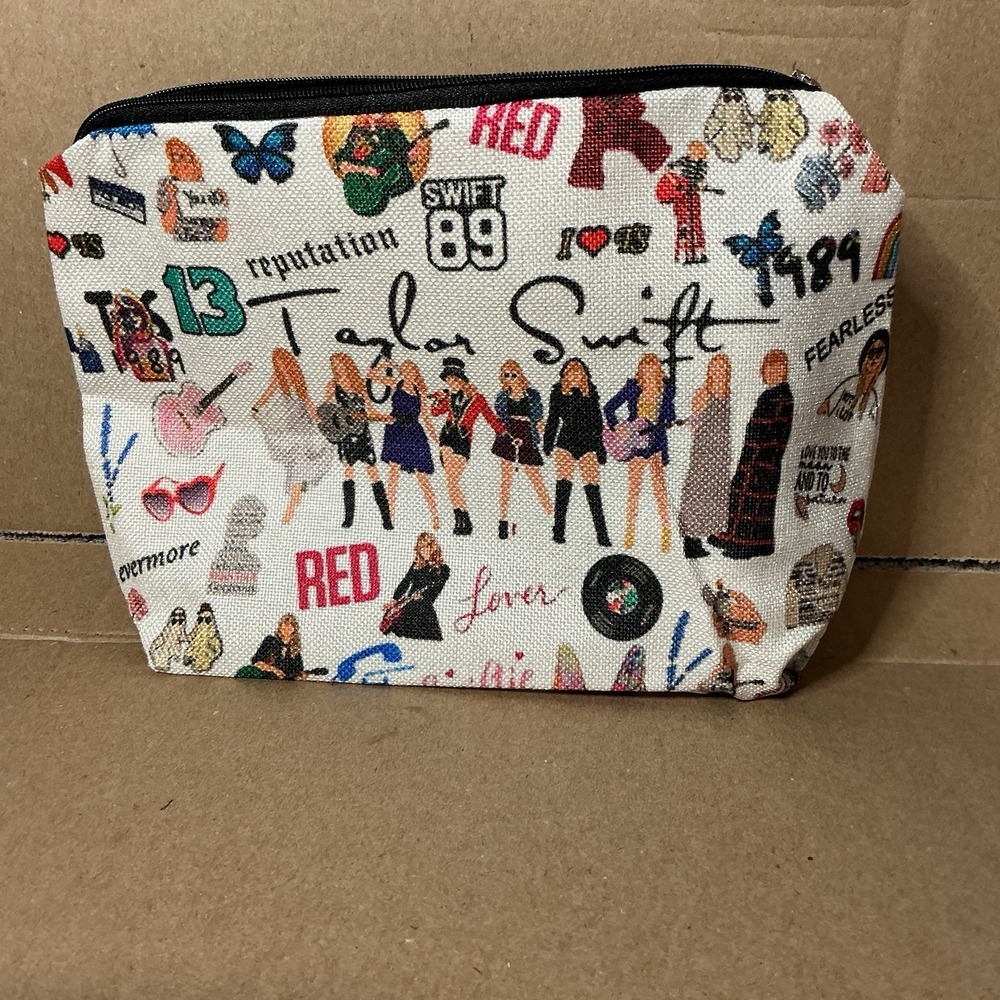 Taylor Swift Makeup Pencil Bag Swiftie Eras Tour NEW - Picture 2 of 7